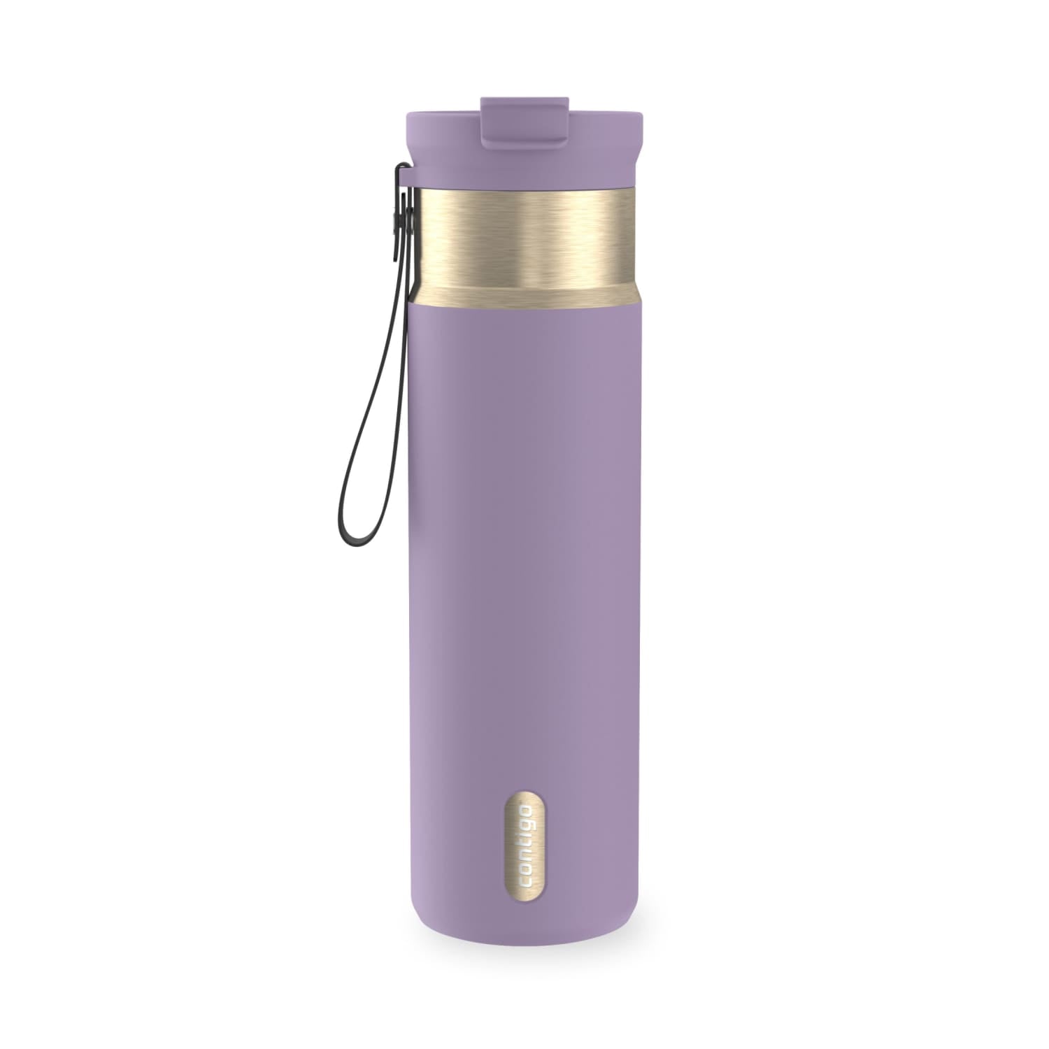 Contigo DualSip 24 oz Leakproof Insulated Water Bottle with Carrying Strap and 2-Way Lid CWXR