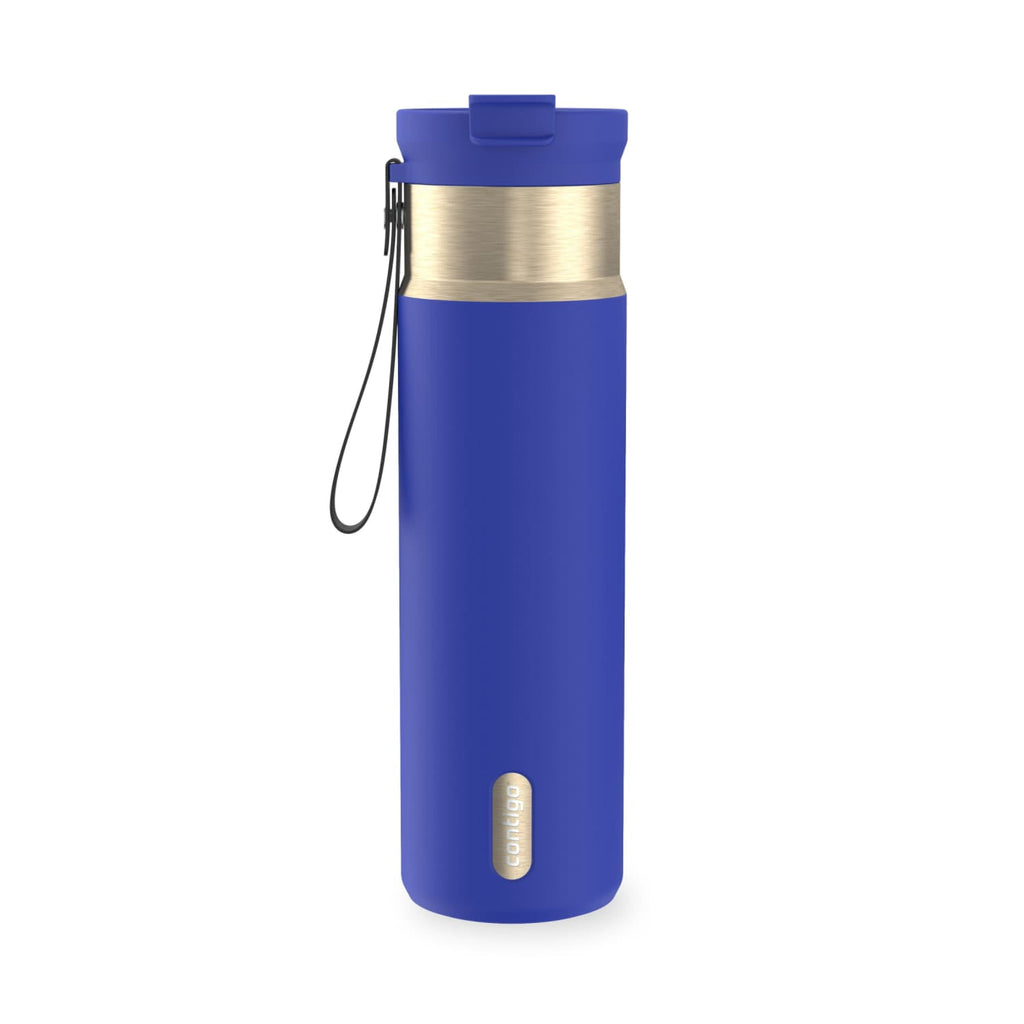 Contigo DualSip 24 oz Leakproof Insulated Water Bottle with Carrying Strap and 2-Way Lid CWXR