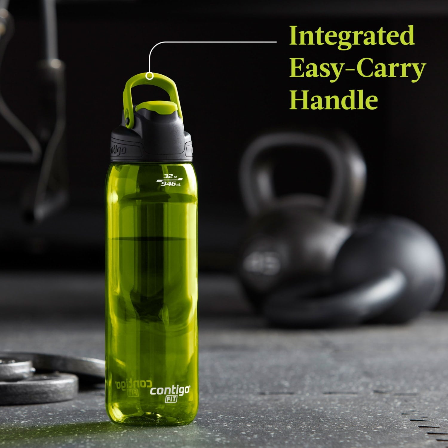Contigo Fit Water Bottle with AUTOSEAL Lid, 32oz., Bolt D43F