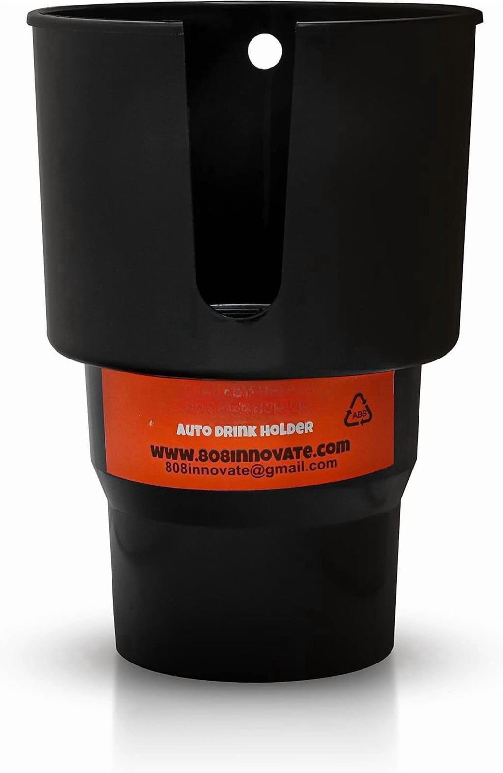 Cup Holder Expander - Fits Hydro Flasks 32/40 oz, Nalgene,  &amp; Large Bottles up to 3.8  Wide - for  up to 3.2  Wide - Black I4IE