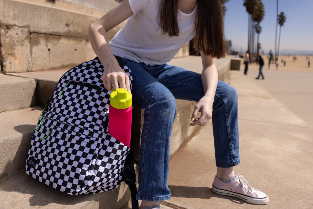 Simple Modern 22 fl oz Reusable Tritan Summit Water Bottle with Silicone Straw Lid|Raspberry Chartreuse 37ZN