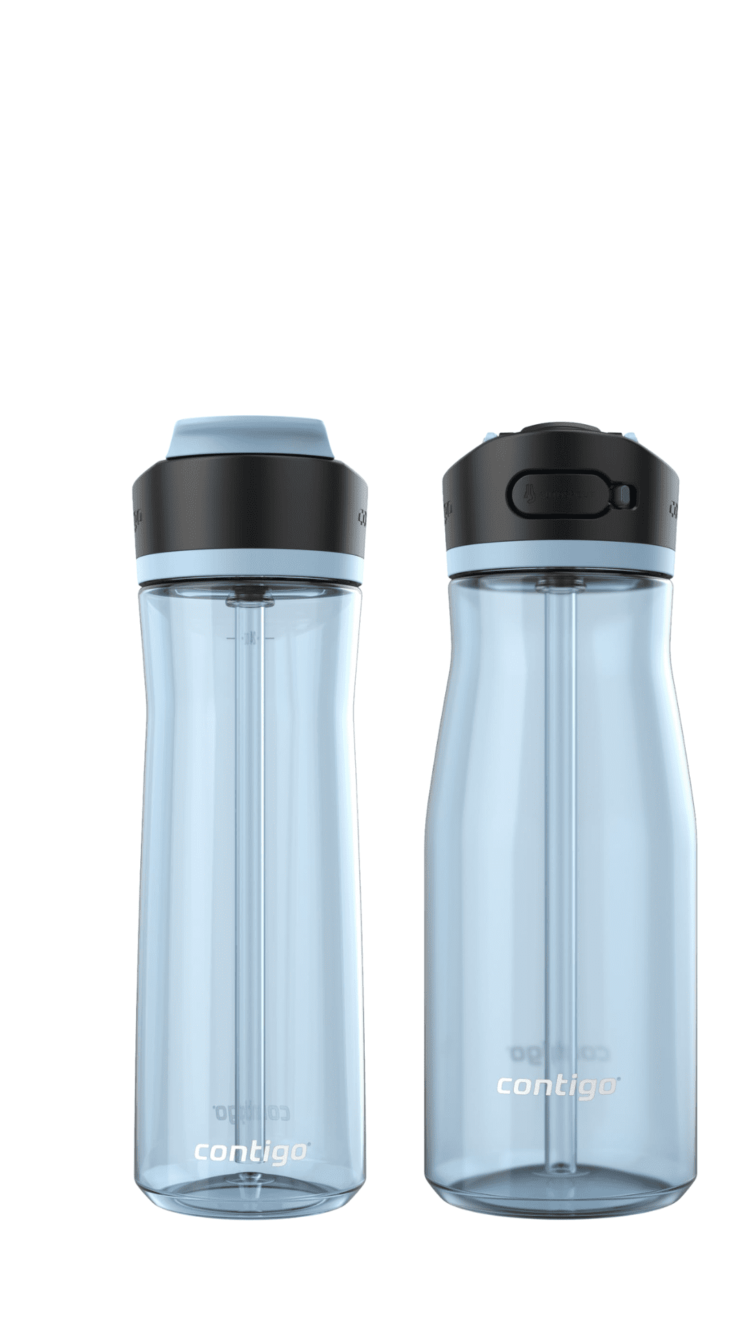 Contigo Ashland Water Bottle Bundle – Glacier Color, 32oz + 24oz Leakproof Autospout BPA-Free Set TUSG