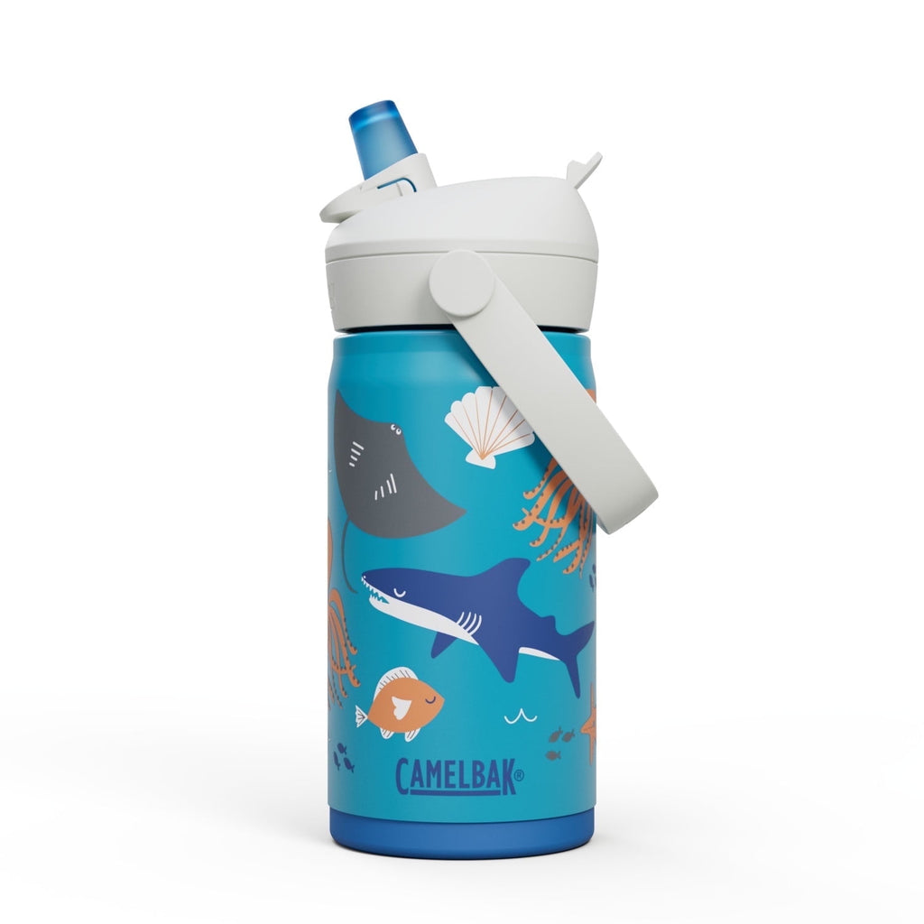 Camelbak Thrive™ Flip Straw Kids Stainless 12oz Water Bottle, Dino Jam 5AAU
