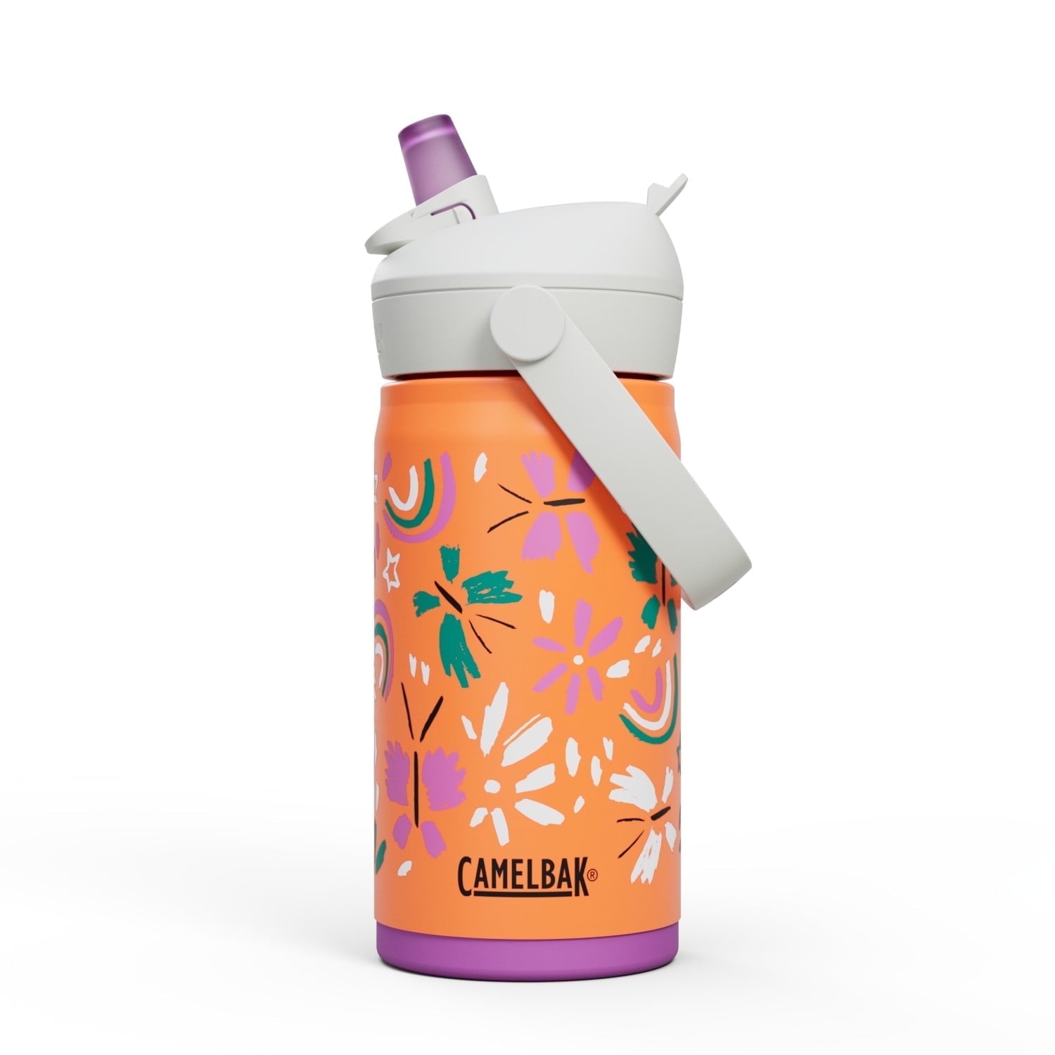 Camelbak Thrive™ Flip Straw Kids Stainless 12oz Water Bottle, Dino Jam 5AAU