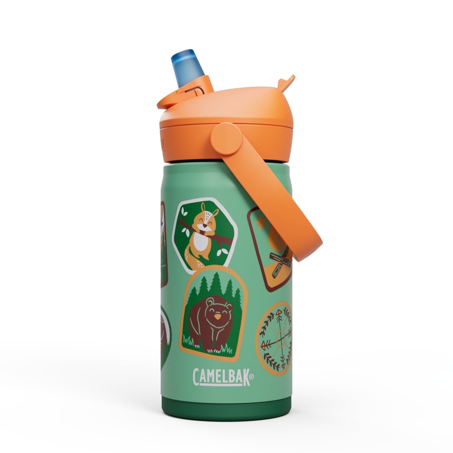 Camelbak Thrive™ Flip Straw Kids Stainless 12oz Water Bottle, Dino Jam 5AAU