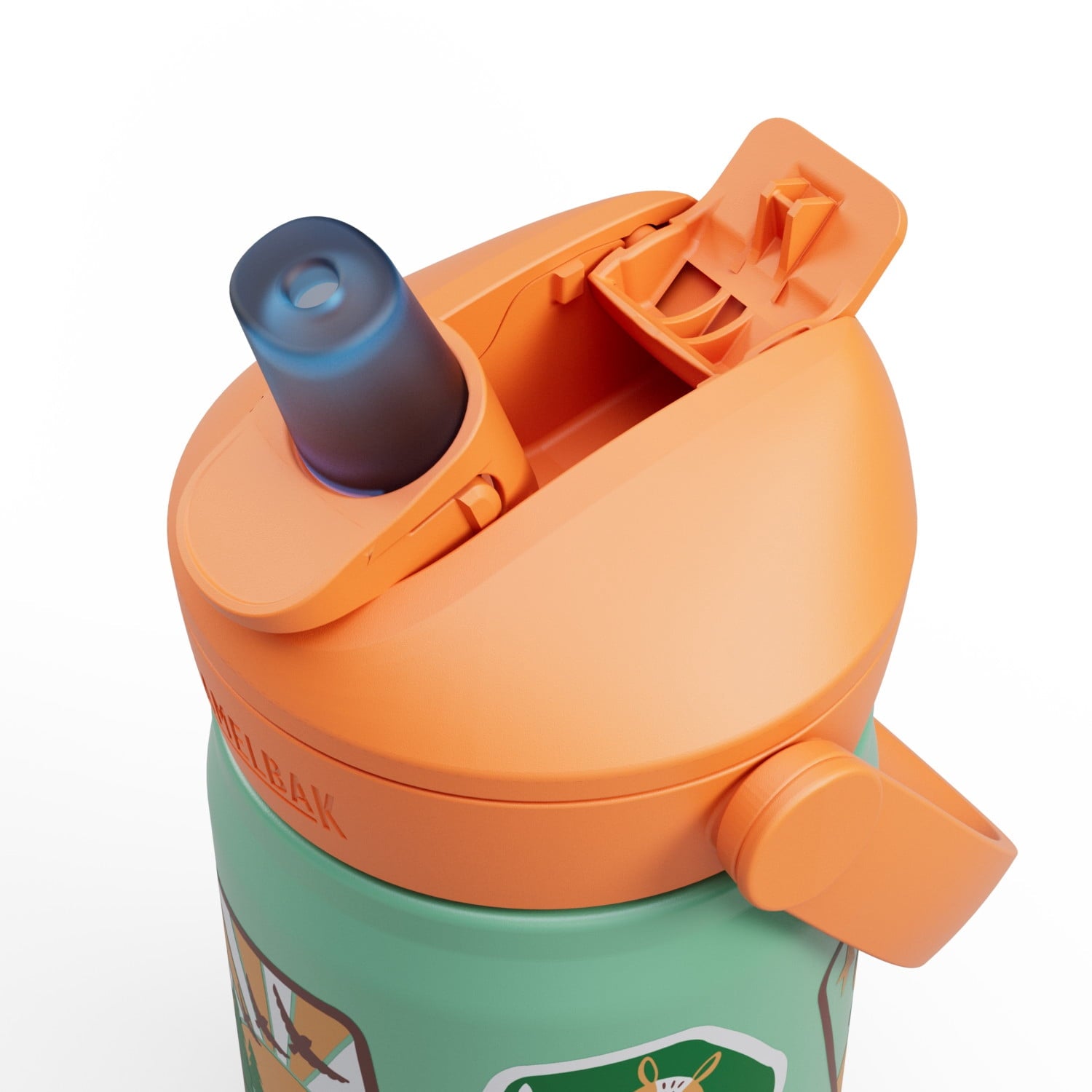 Camelbak Thrive™ Flip Straw Kids Stainless 12oz Water Bottle, Dino Jam 5AAU