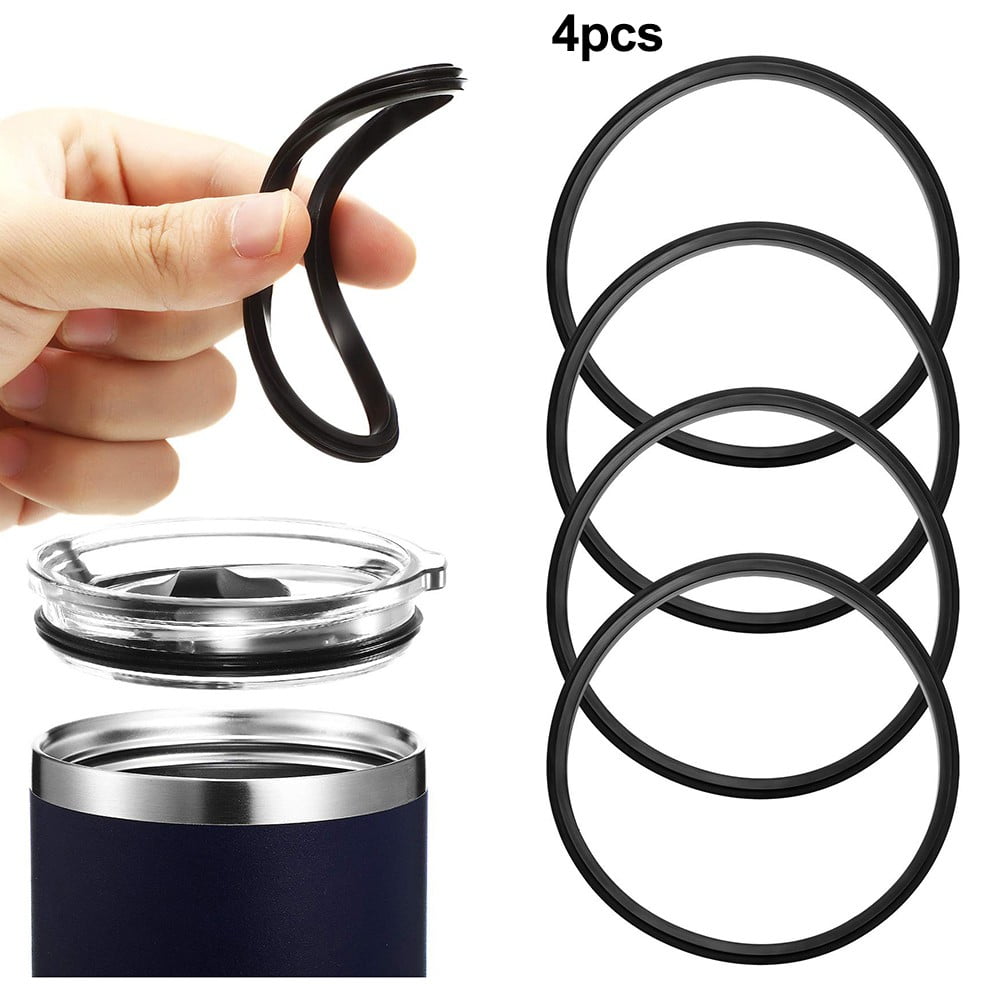 4 Pack Gaskets Compatible for Contigo Snapseal Byron Travel Mug 16oz &amp; 20oz, Replacement Rubber Seal for Contigo Snapseal Lid, Replacement Silicone Part for Contigo Coffee Travel Tumbler 7GJN