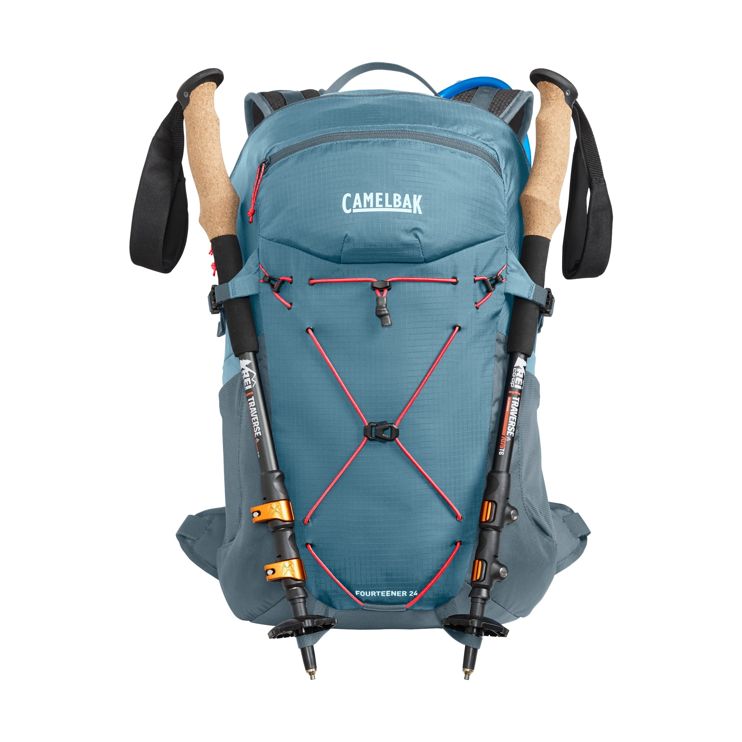 Camelbak Women's Fourteener™ 24 100oz, Smoke Blue/Fiery Coral 3ATI