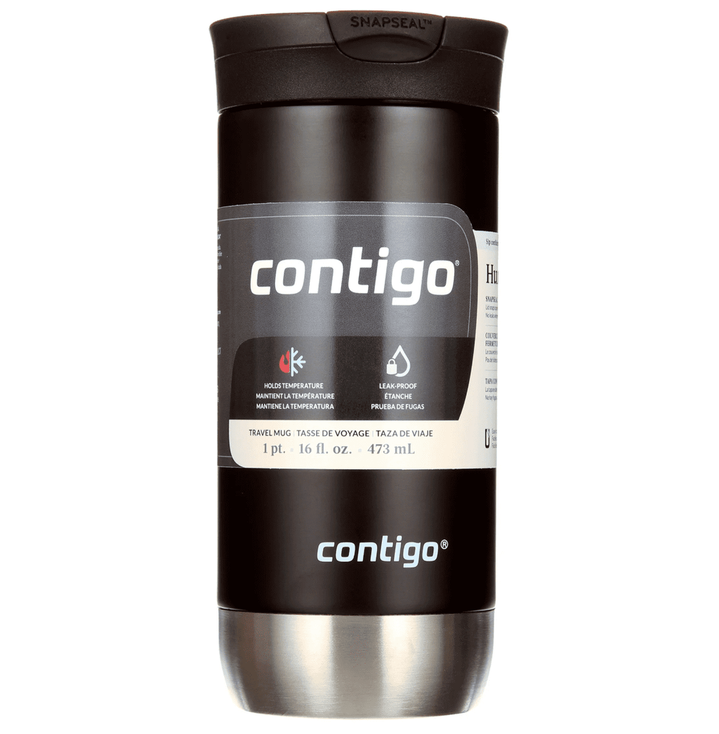 Contigo 16 oz. Huron 2.0 SnapSeal Stainless Steel Travel Mug - Licorice 3QYQ