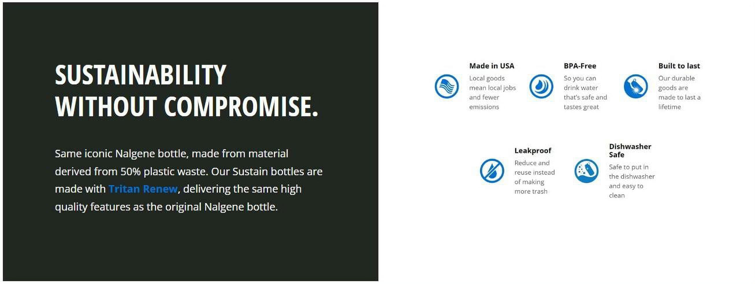 Nalgene 16oz Narrow Mouth Sustain Bottle E64Q