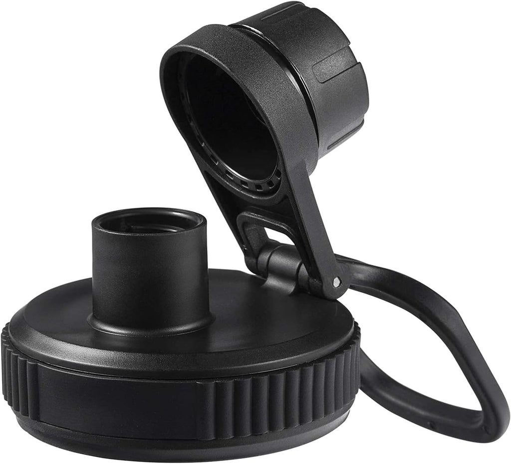 Hydraflow Wide Mouth Spout Twist Chug Nalgene Replacement Lid | Compatible with Nalgene 32 oz Wide Mouth Lid, Hydroflask &amp; Many  Top Water Bottle Brands Sizes 12 16 18 20 32 40 64 Oz 3YJV
