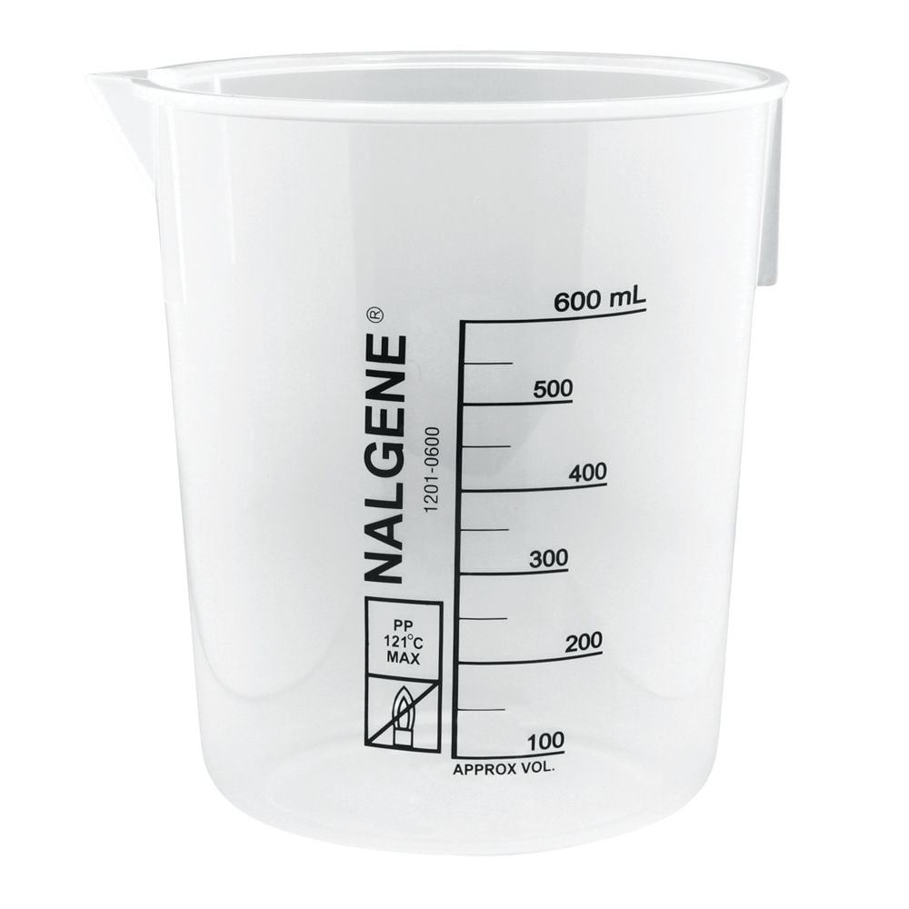 Nalgene Griffin Beaker, Low Form, Polypropylene, 600 Ml XC7Y