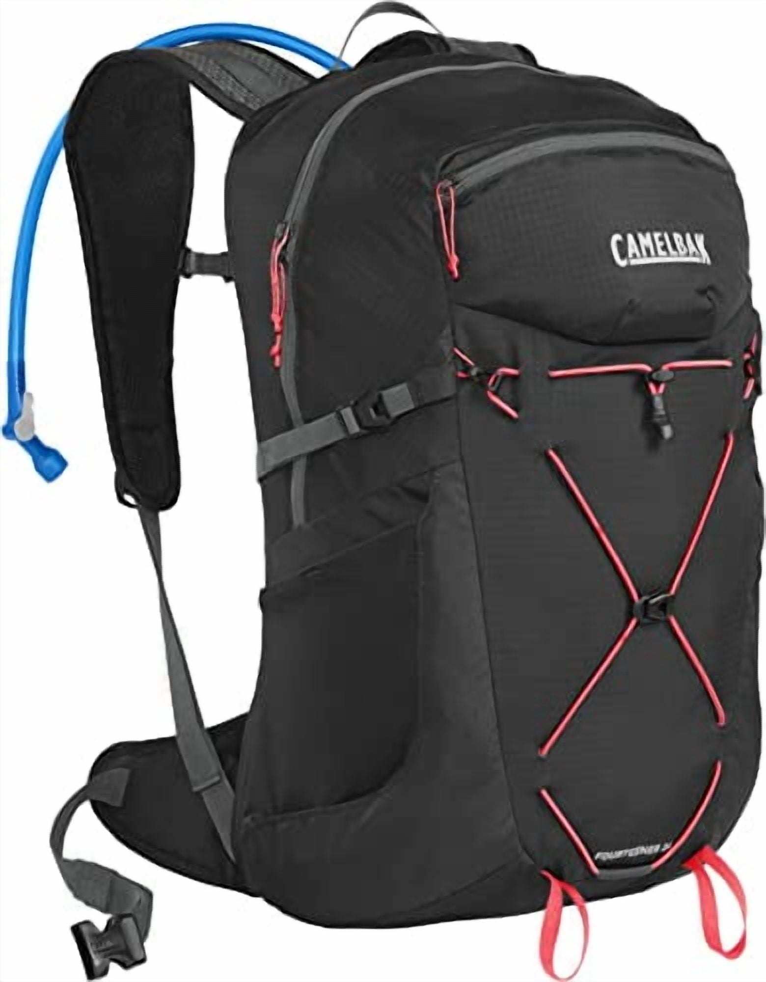 CAMELBAK WOMEN'S FOURTEENER 24 100OZ RESERVOIR HIKING - BLACK/FIERY CORAL RAPW