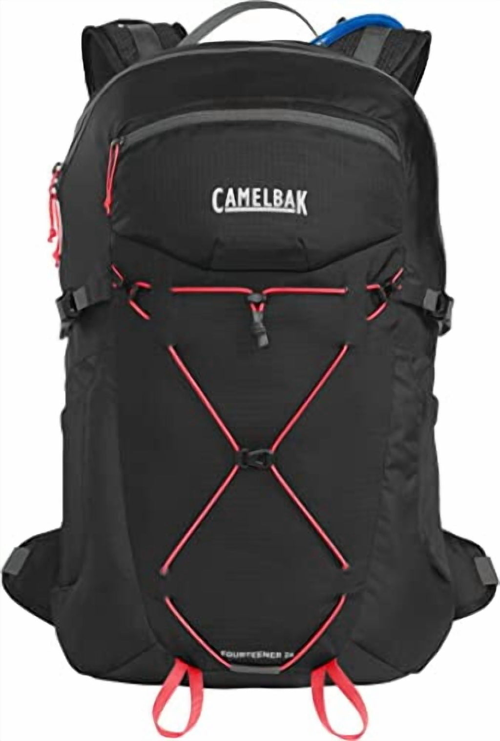 CAMELBAK WOMEN'S FOURTEENER 24 100OZ RESERVOIR HIKING - BLACK/FIERY CORAL RAPW