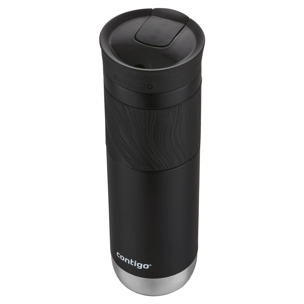 Contigo Byron 2.0 Stainless Steel Travel Mug with SNAPSEAL Lid and Grip in Black, 24 fl oz. UT3P