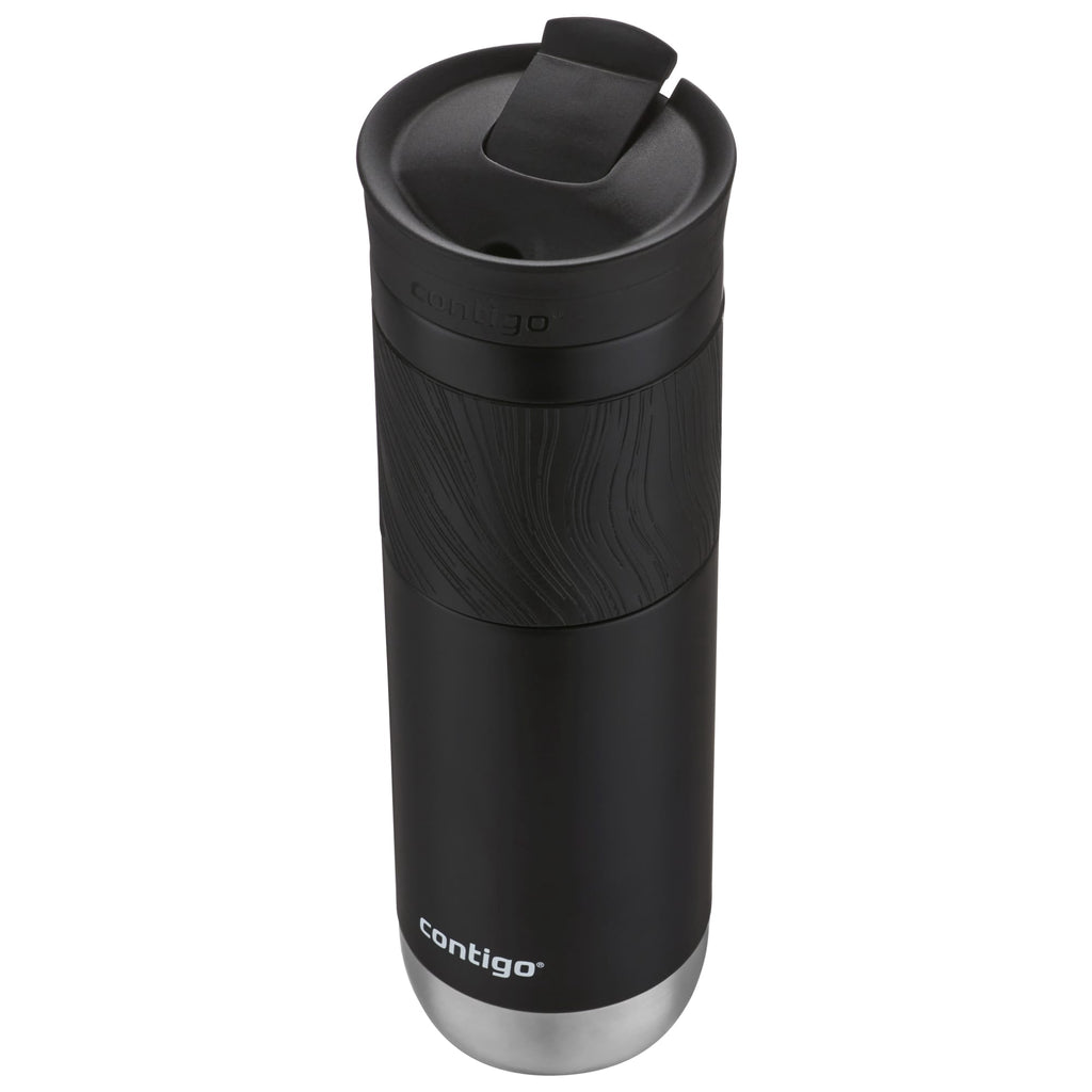 Contigo Byron 2.0 Stainless Steel Travel Mug with SNAPSEAL Lid and Grip in Black, 24 fl oz. UT3P