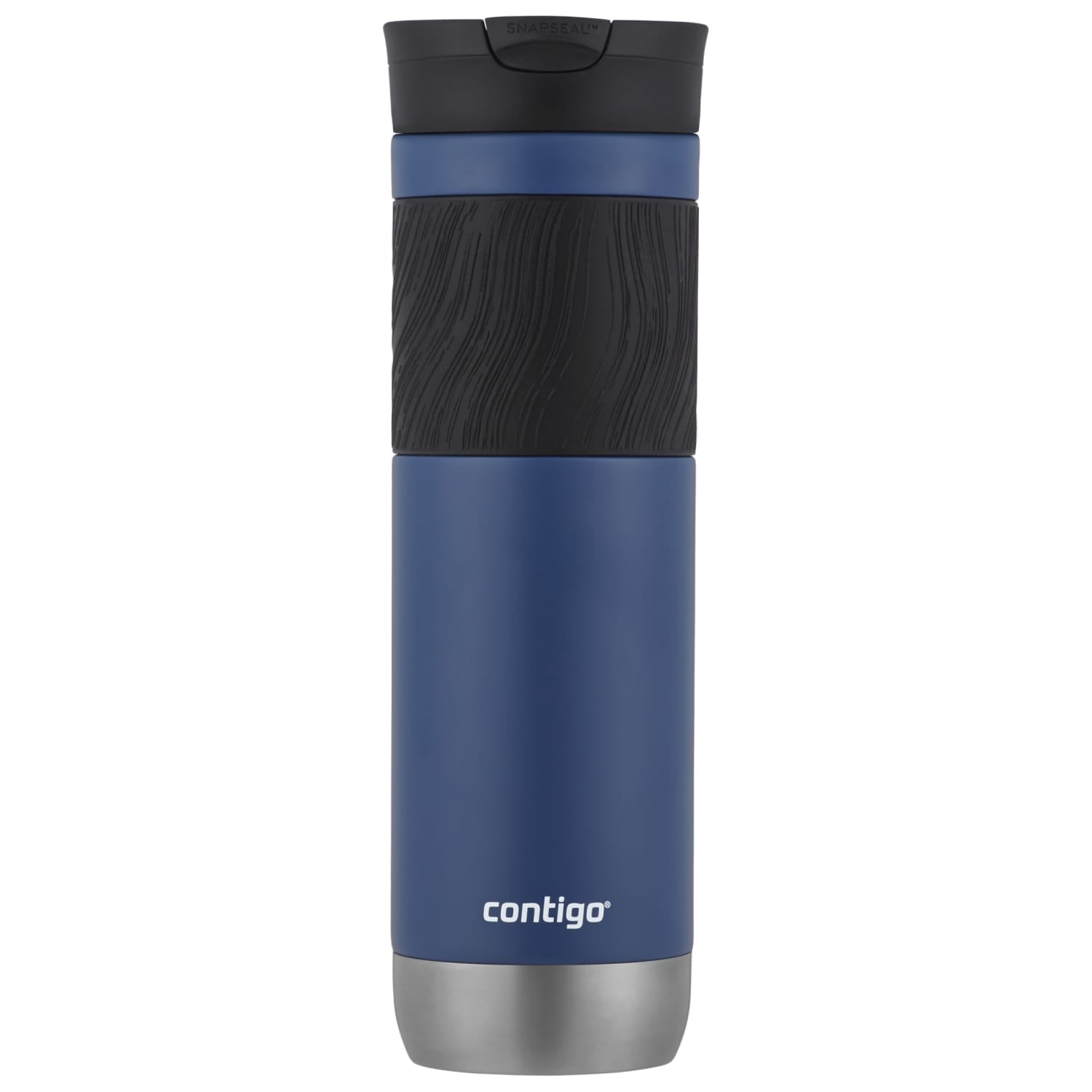 Contigo Byron 2.0 Stainless Steel Travel Mug with SNAPSEAL Lid and Grip in Black, 24 fl oz. UT3P