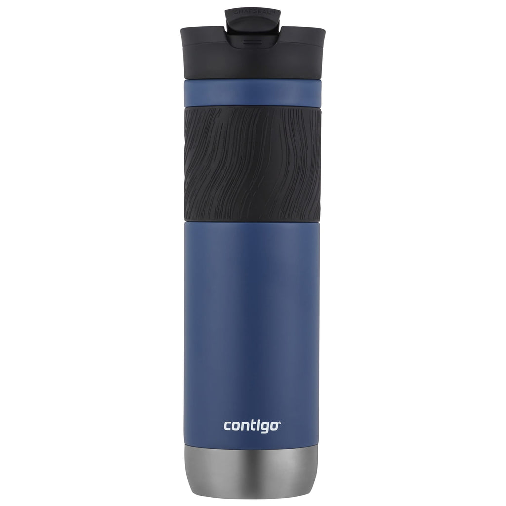 Contigo Byron 2.0 Stainless Steel Travel Mug with SNAPSEAL Lid and Grip in Black, 24 fl oz. UT3P