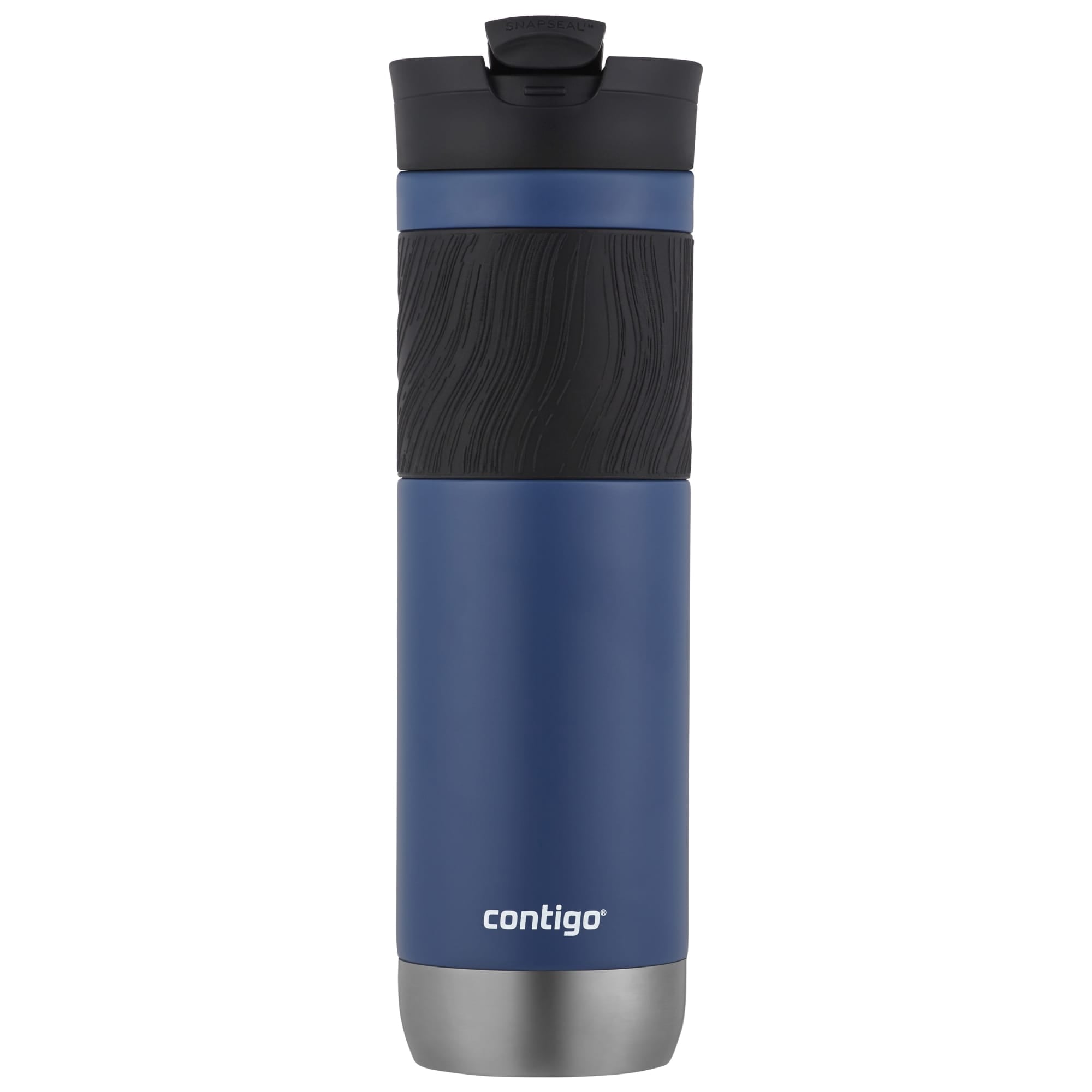 Contigo Byron 2.0 Stainless Steel Travel Mug with SNAPSEAL Lid and Grip in Black, 24 fl oz. UT3P