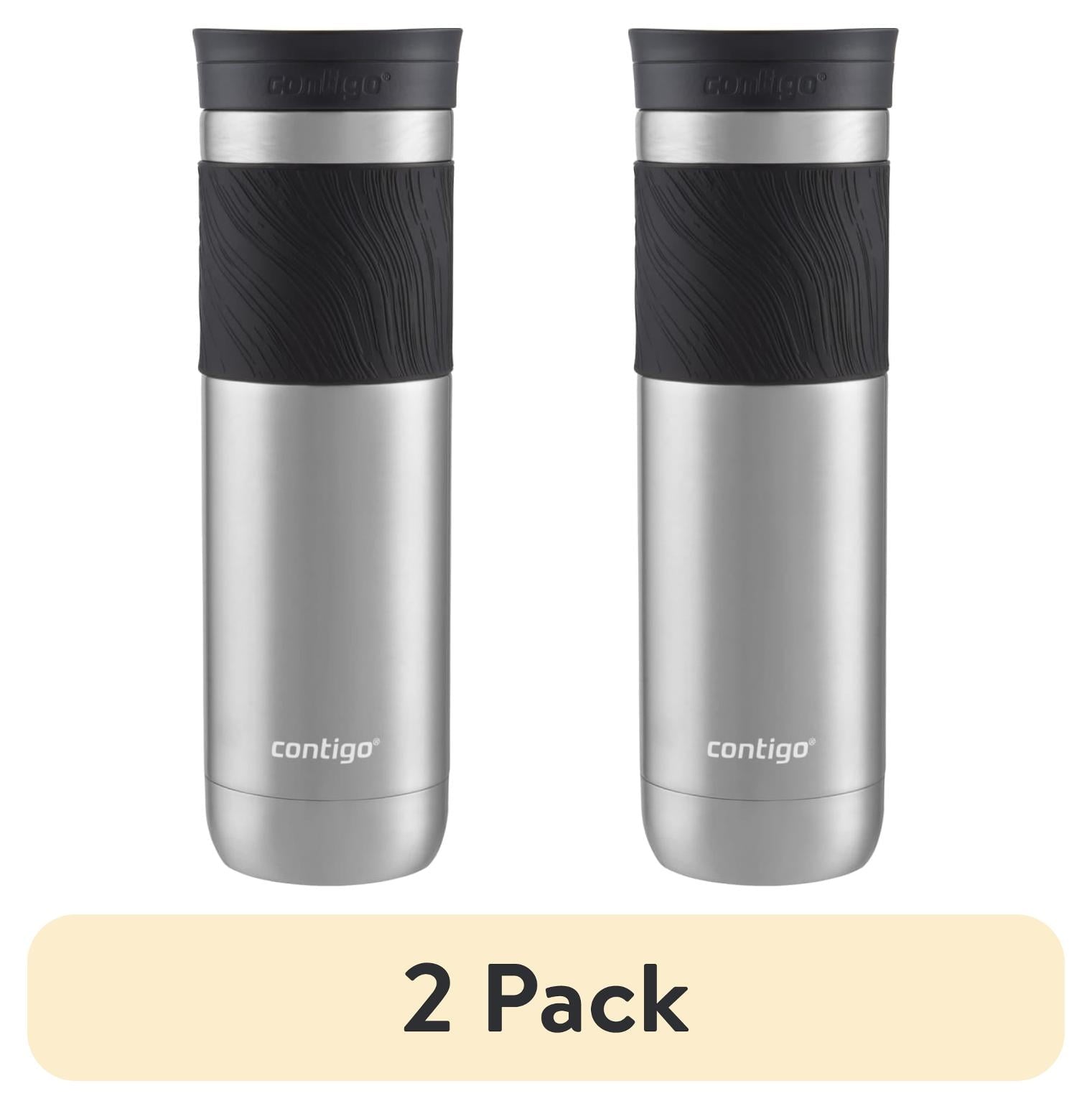Contigo Byron 2.0 Stainless Steel Travel Mug with SNAPSEAL Lid and Grip in Black, 24 fl oz. UT3P