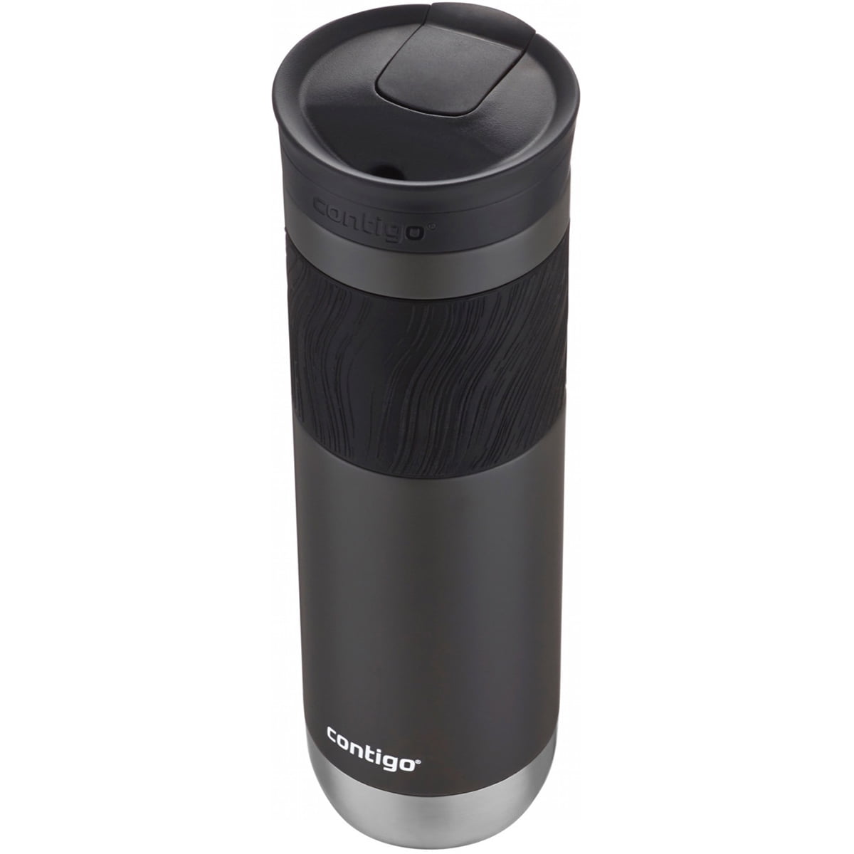 Contigo Byron 2.0 Stainless Steel Travel Mug with SNAPSEAL Lid and Grip in Black, 24 fl oz. UT3P