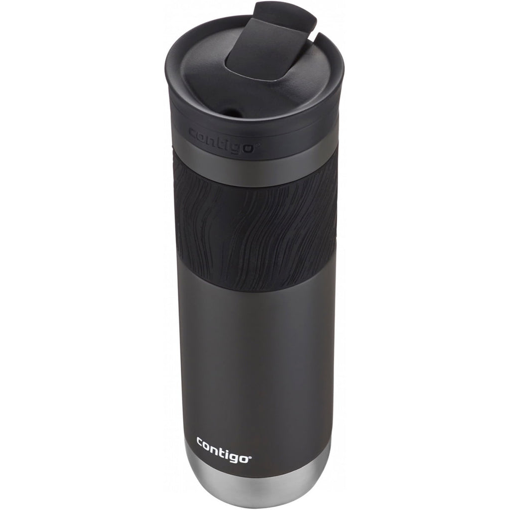 Contigo Byron 2.0 Stainless Steel Travel Mug with SNAPSEAL Lid and Grip in Black, 24 fl oz. UT3P