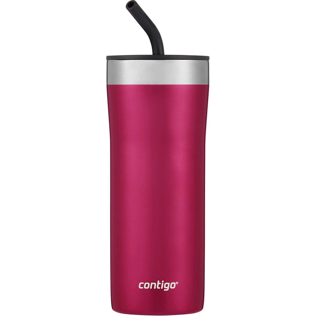 Contigo 24 oz. Streeterville Stainless Steel Tumbler with Straw - Dragon Fruit N7ZT