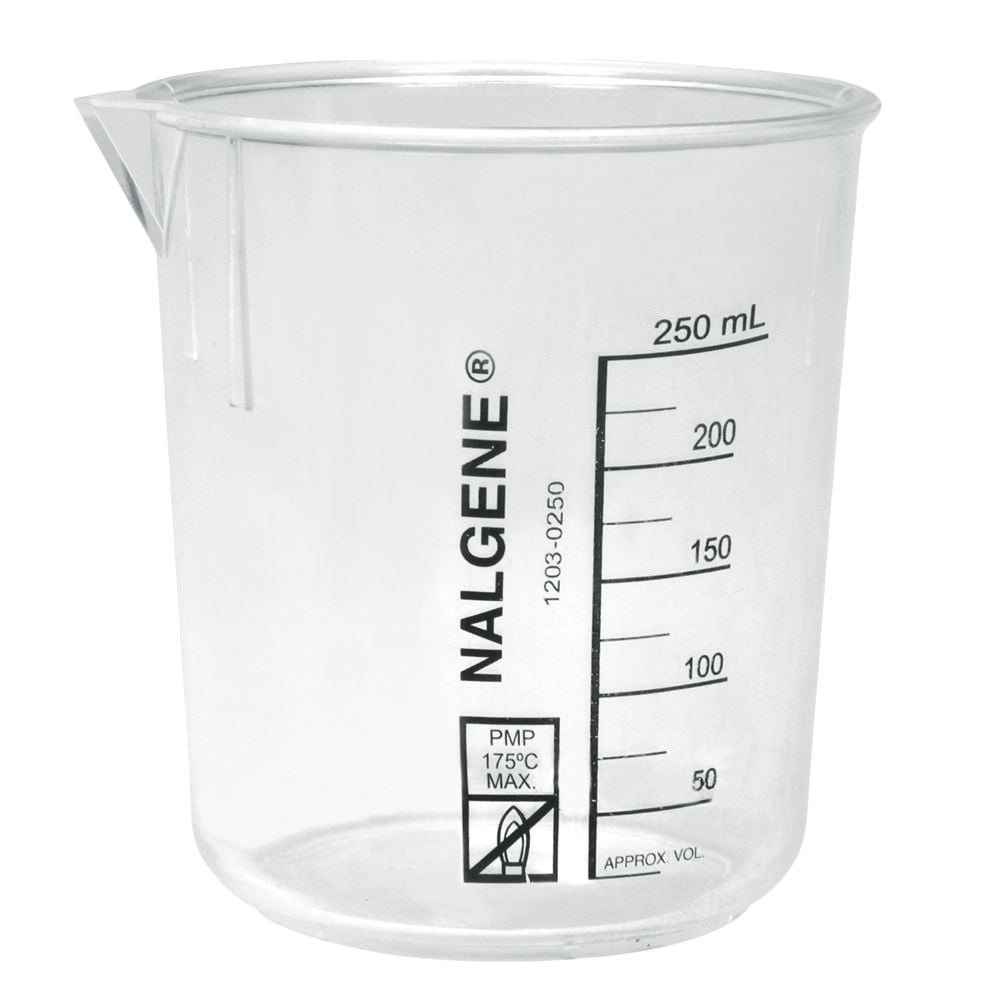 Nalgene Griffin Beaker, Low Form, Polymethylpentene, 250 Ml HGQ3