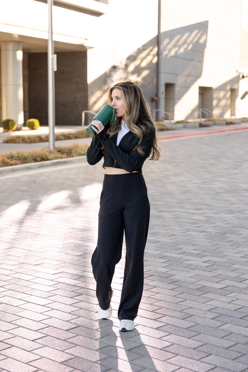 Simple Modern 30 fl oz Insulated Stainless Steel Trek Pivot Tumbler with Straw Lid and Top Handle|Forest 2GOM