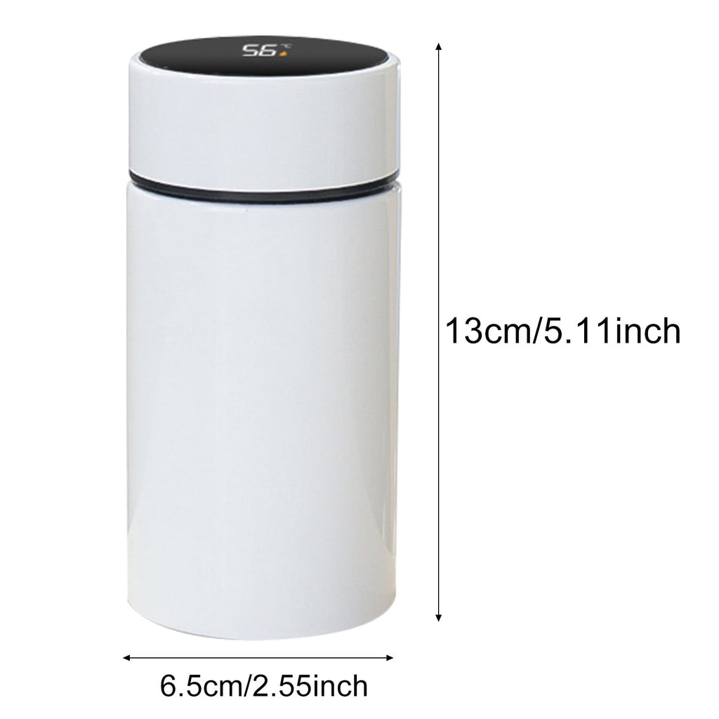 Stainless Steel Insulation Cup Cute Mini Portable Children Student Water Bottle Coffee Travel Mug LED Temperature Display Double Walled Vacuum Long Lasting Insulation NT1E