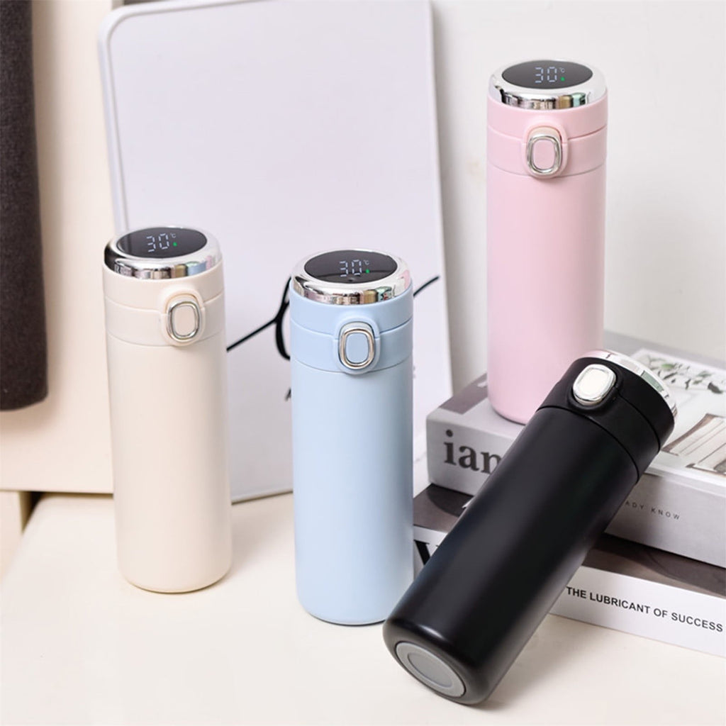 Stainless Steel Insulation Cup Cute Mini Portable Children Student Water Bottle Coffee Travel Mug LED Temperature Display Double Walled Vacuum Long Lasting Insulation NT1E