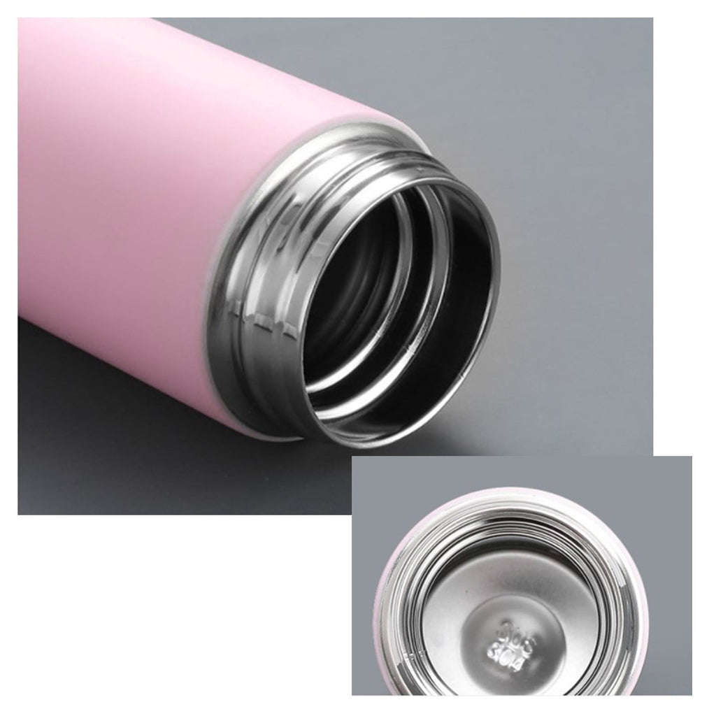 Stainless Steel Insulation Cup Cute Mini Portable Children Student Water Bottle Coffee Travel Mug LED Temperature Display Double Walled Vacuum Long Lasting Insulation NT1E