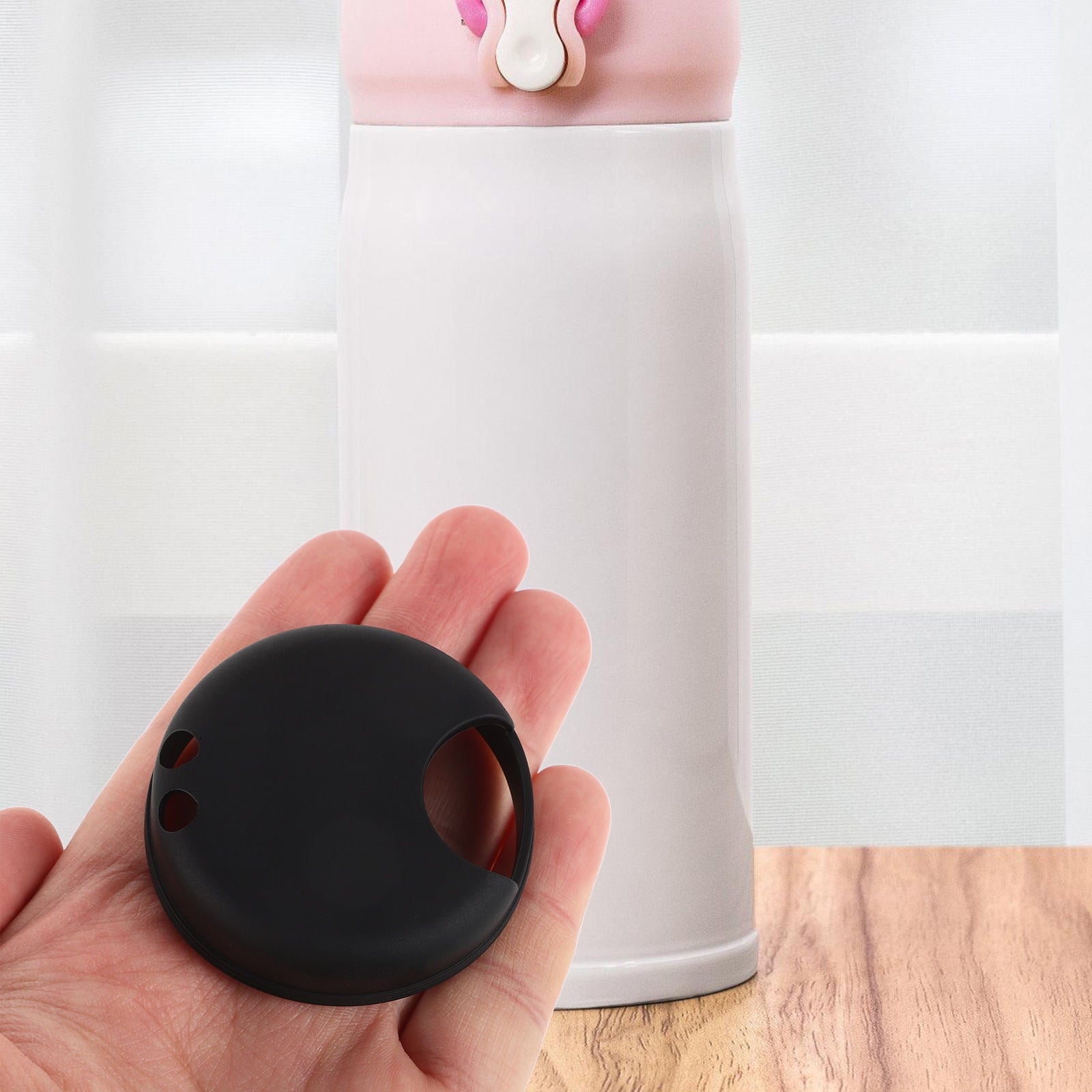 Masteelf 2pcs Splash Guarding Lid For Wide Mouth Bottle  Water Cup Anti-spill Intended Accessory Water Cup Lid Spill-proof Cap For Water Cup Compatible For Nalgene Easy Sipper ENGR