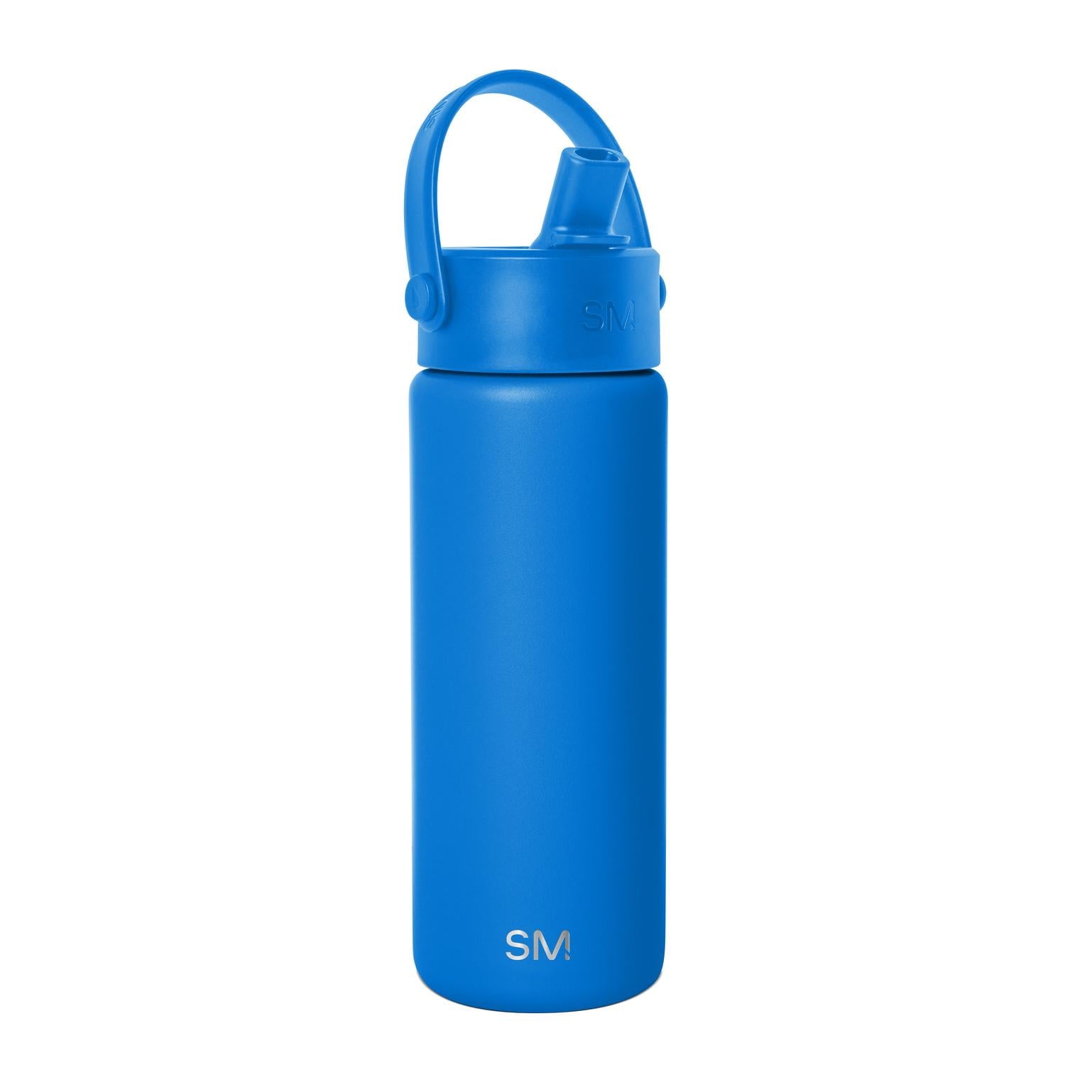 Simple Modern 18 fl oz Insulated Stainless Steel Summit Wide Mouth Water Bottle with Handle and Straw Lid|Black and White Checkmate IYLV