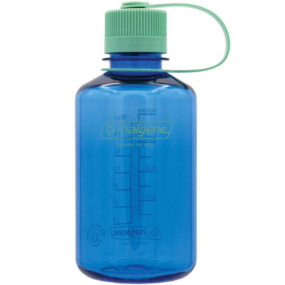 Nalgene Sustain 16 oz. Narrow Mouth Water Bottle - Cornflower Blue ZU3K