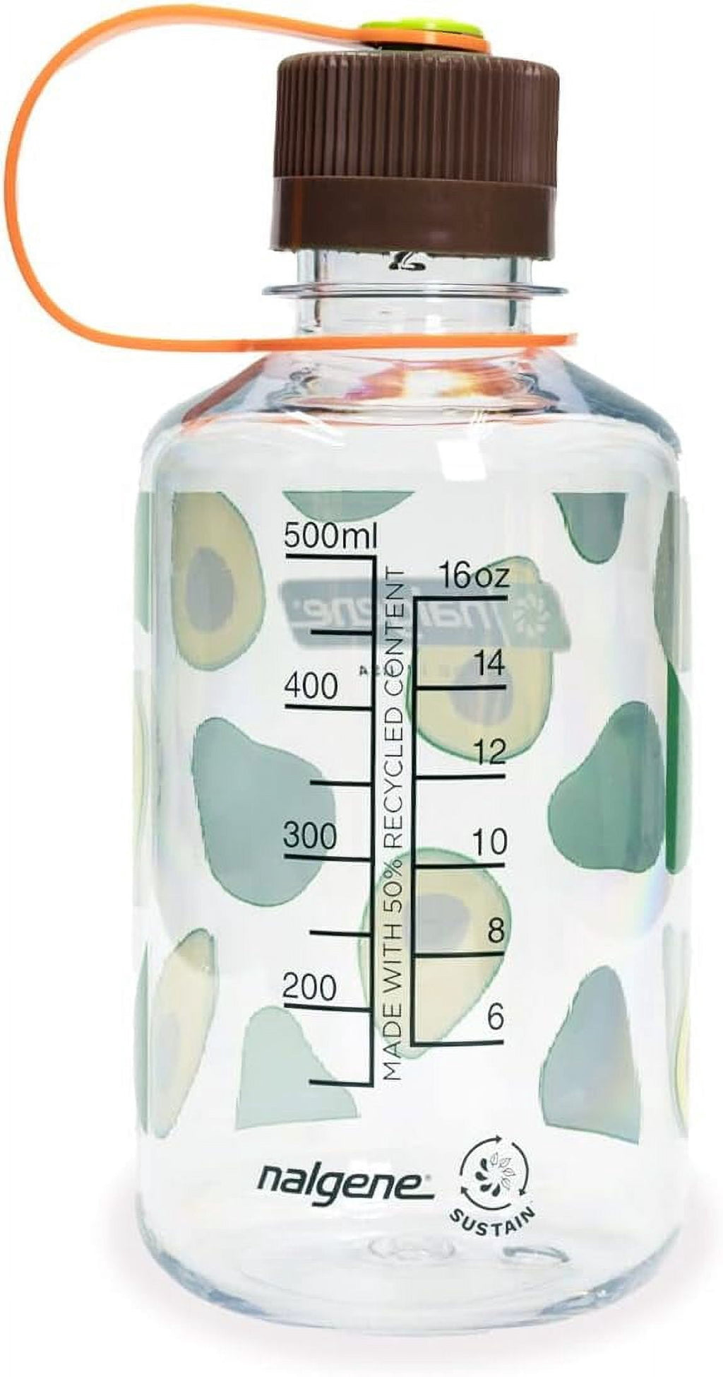 Nalgene Sustain 16 oz. Narrow Mouth Water Bottle - Cornflower Blue ZU3K