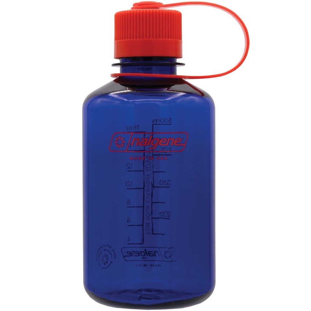 Nalgene Sustain 16 oz. Narrow Mouth Water Bottle - Cornflower Blue ZU3K