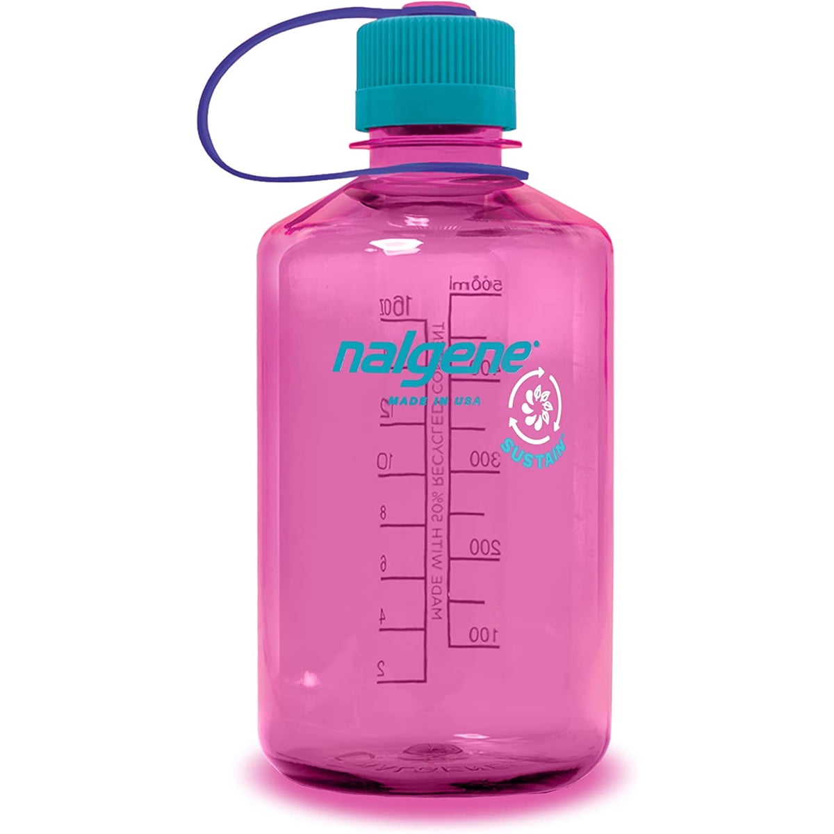 Nalgene Sustain 16 oz. Narrow Mouth Water Bottle - Cornflower Blue ZU3K