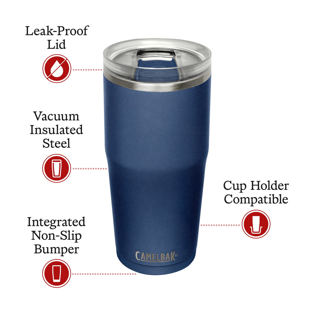 CamelBak Thrive™ Insulated Stainless Steel Tumbler, 20 oz, Navy PHWD