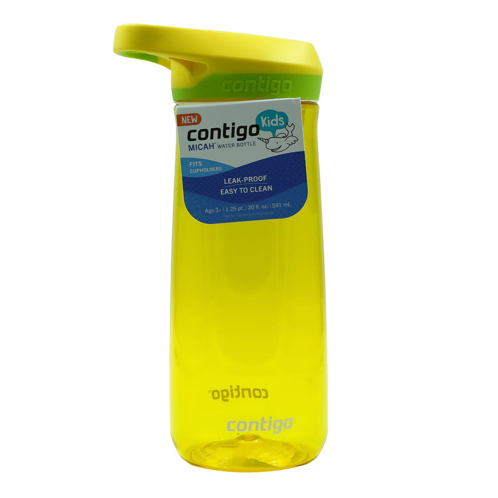 Contigo Kid's 20 oz. Micah Water Bottle w/ Simple Lid - Pineapple/Cool Lime Z2ST