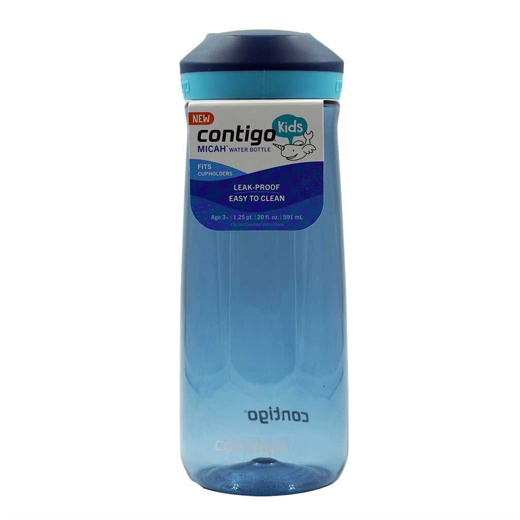Contigo Kid's 20 oz. Micah Water Bottle w/ Simple Lid - Pineapple/Cool Lime Z2ST