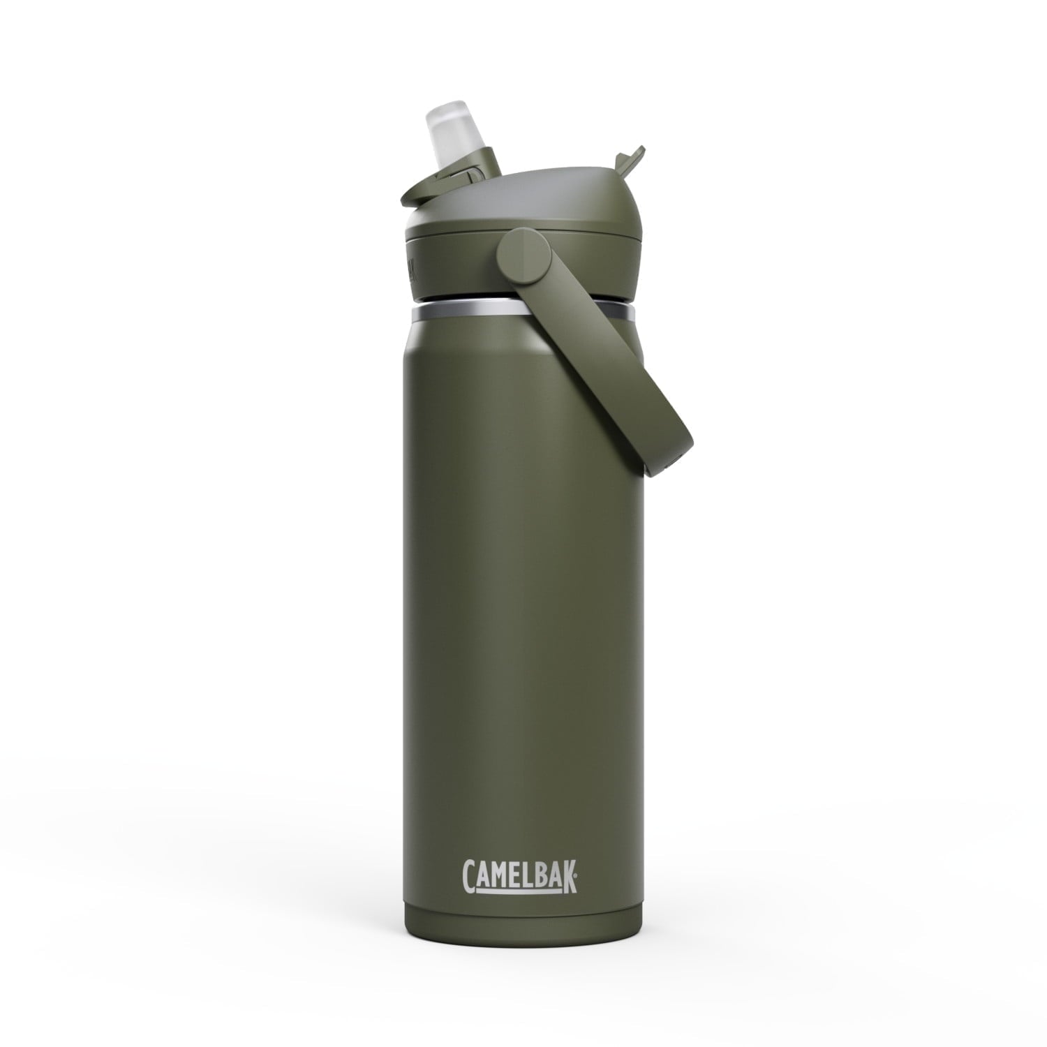 CamelBak Thrive™ Flip Straw Insulated Stainless Steel Water Bottle, 20oz, Moss H94D