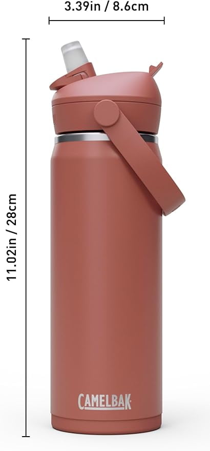 CamelBak Thrive™ Flip Straw Insulated Stainless Steel Water Bottle, 20oz, Moss H94D