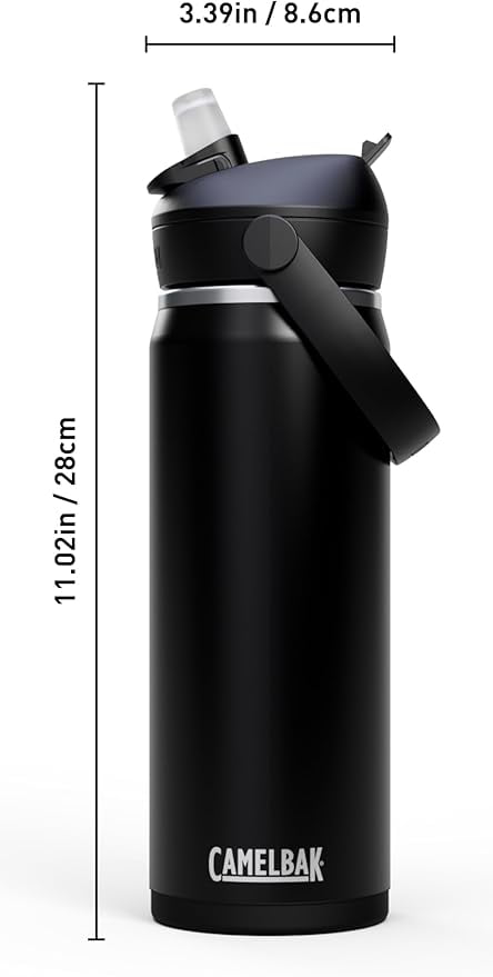 CamelBak Thrive™ Flip Straw Insulated Stainless Steel Water Bottle, 20oz, Moss H94D