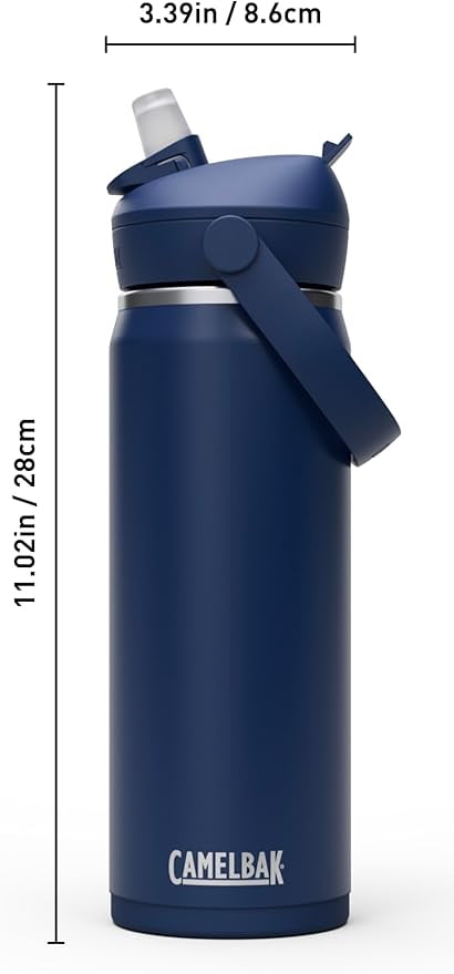 CamelBak Thrive™ Flip Straw Insulated Stainless Steel Water Bottle, 20oz, Moss H94D