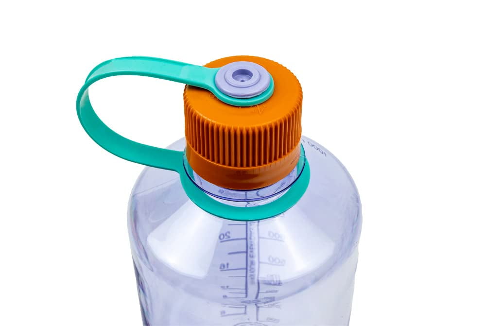 Nalgene Sustain Tritan BPA-Free Water Bottle Made with Material Derived from 50% Plastic Waste, 32 OZ, Narrow Mouth, Amethyst C30 SO24