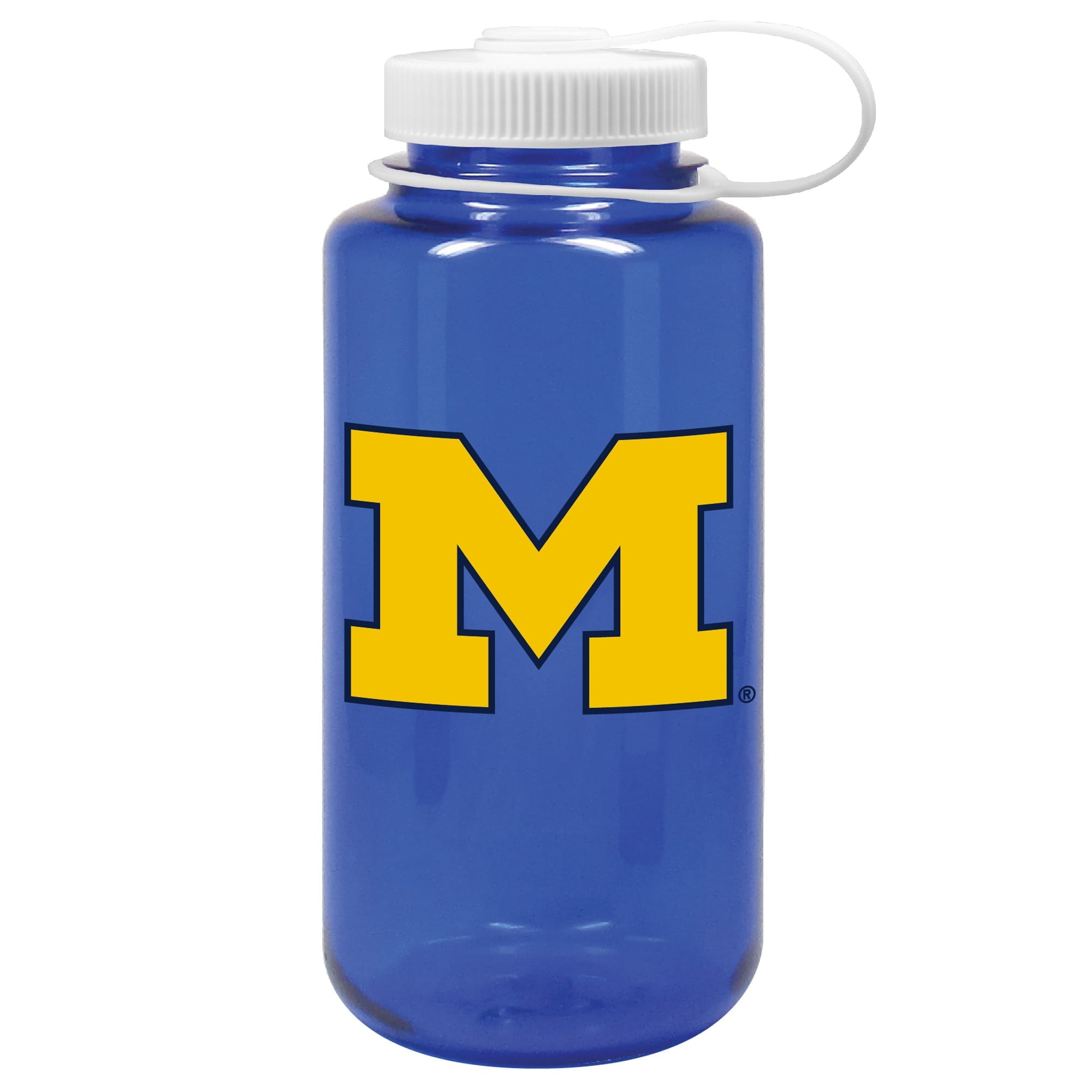 Navy Michigan Wolverines 32oz. Nalgene Sustainable Wide Mouth Water Bottle 35RL