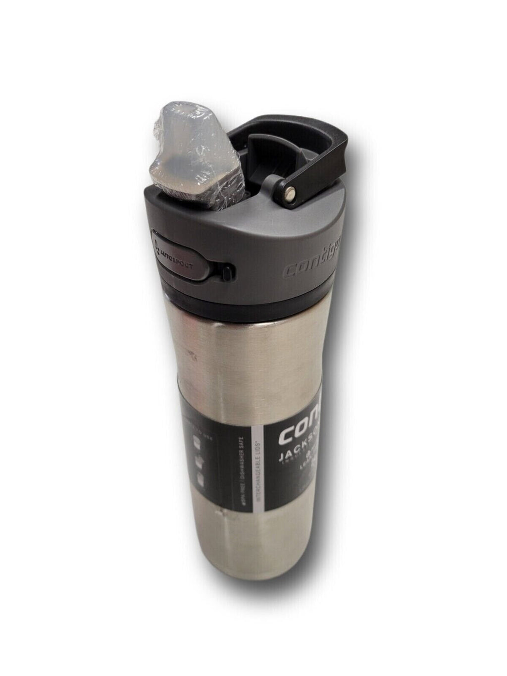Contigo 20 oz. Jackson Chill 2.0 Water Bottle - Stainless Steel w/Licorice 5LJX