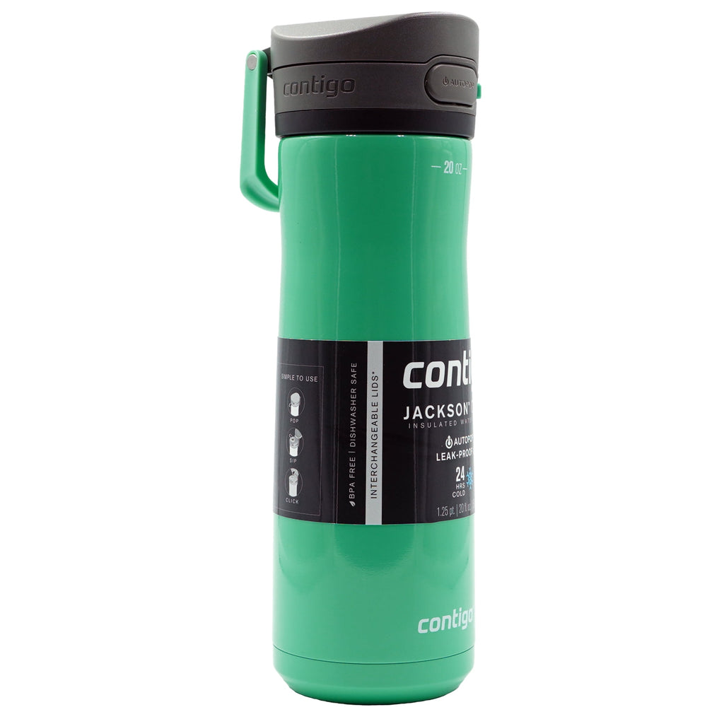Contigo 20 oz. Jackson Chill 2.0 Water Bottle - Stainless Steel w/Licorice 5LJX