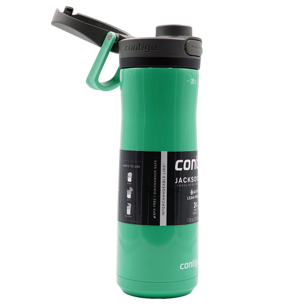 Contigo 20 oz. Jackson Chill 2.0 Water Bottle - Stainless Steel w/Licorice 5LJX